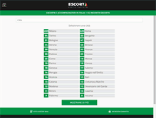 Tablet Screenshot of escorta.com